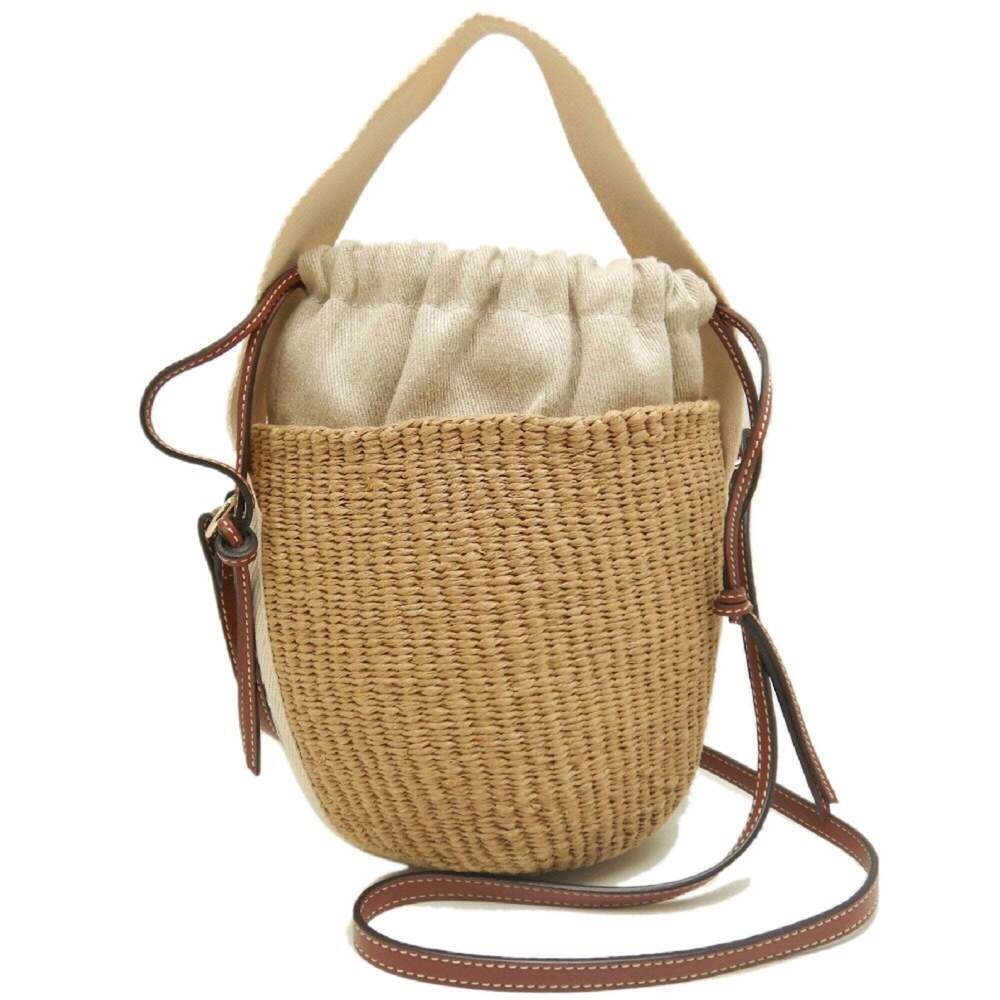 Chloé Chloe Woody Small Basket Shoulder Bag CHC22SS381G55101, Fair Trade Pape...